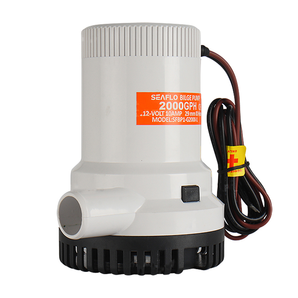 Pompe de cale12v 2000GPH - SEAFLO - Accastillage Bateau