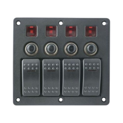 Tableau electrique 4 bouton 130*120MM