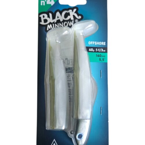 Fiiish Combo Black Minnow + Tete Plombee Shore -Kaki 40gr