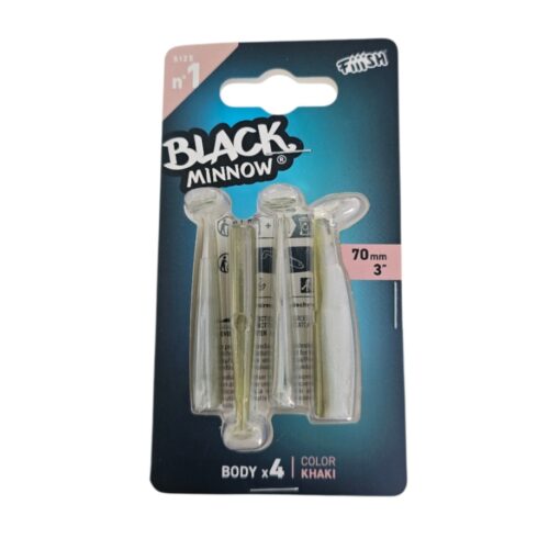 Black minnow 4 corps sz1 70mm kaki
