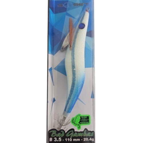 Turlutte Sunset Bad Gambas sz3.5 110mm 20.4gr