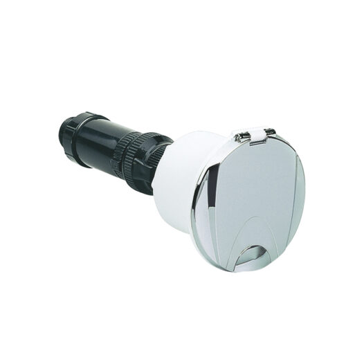 PRISE SIMPLE ENTREE D'EAU EMBOUT DROIT BLANC