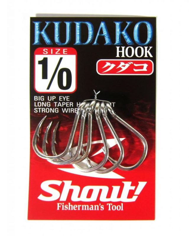 Hameçons shout kudako 1/0 ref 04-KH 6pcs