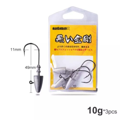 Tête plombée hunthouse vissée sur crochet 10g