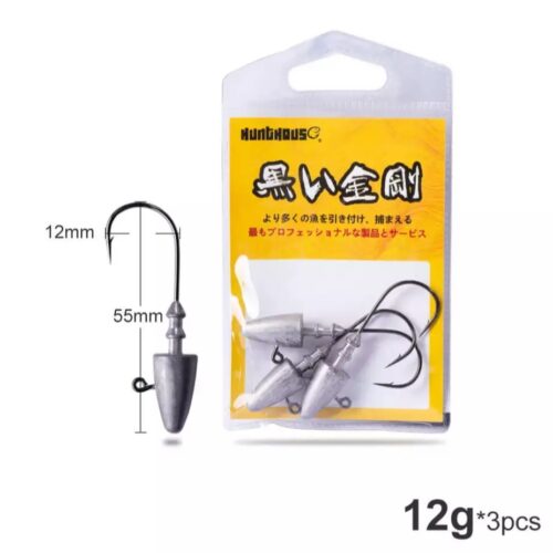 Tête plombée hunthouse vissée sur crochet 12g