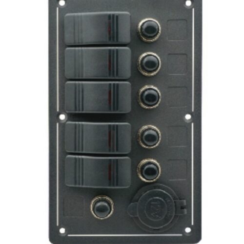 Tableau 5 bouton avec prise 12v
