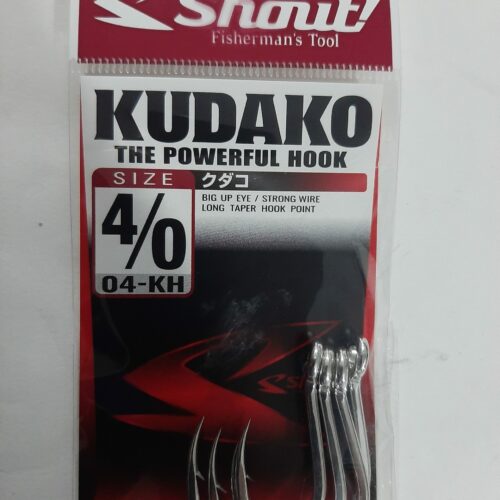 Hameçons shout kudako 4/0 ref 04-KH 4pcs