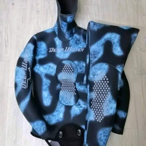 Combinaison deep water bleu noir 7mm