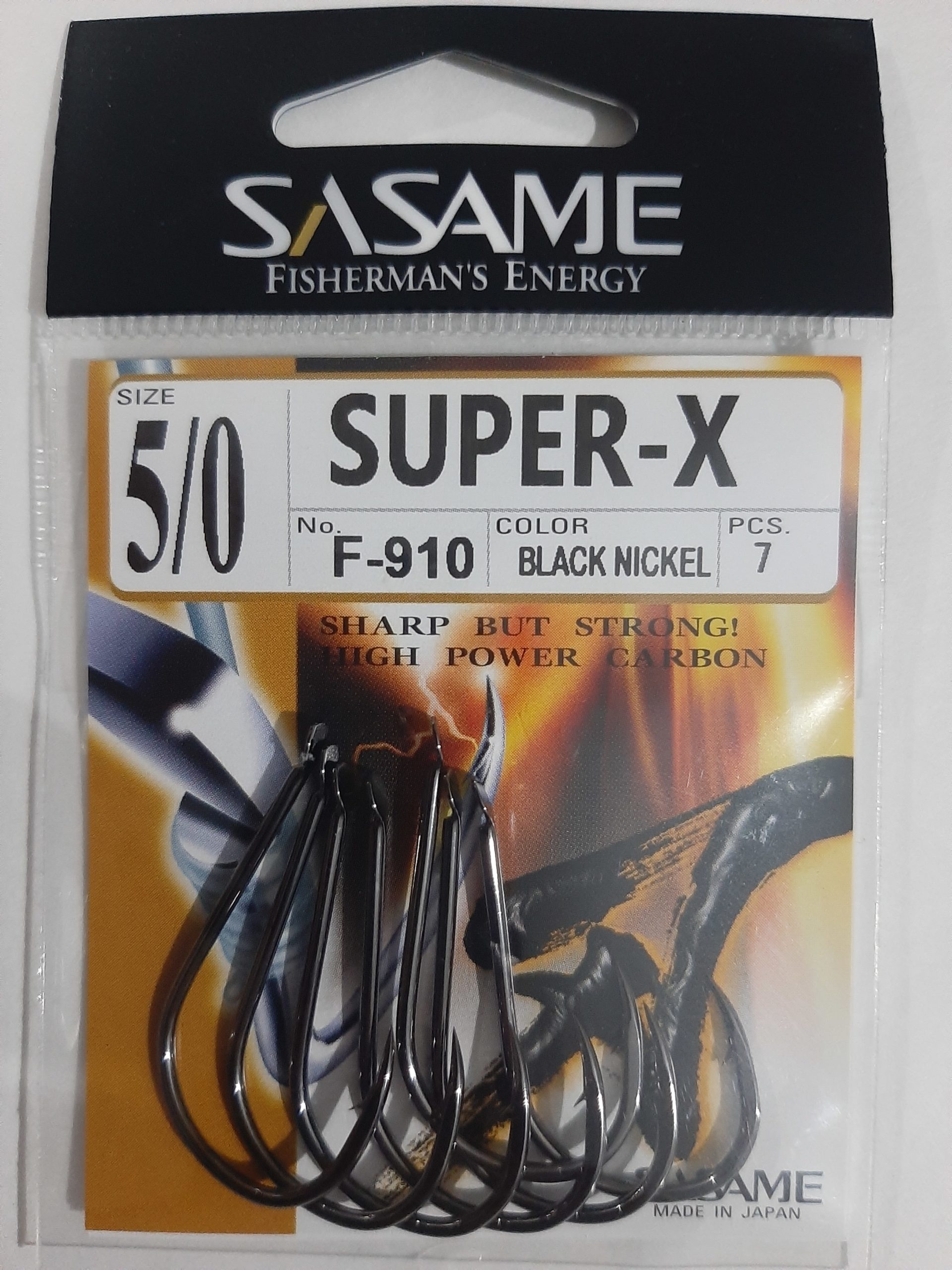 Hameçons sasame Super-X 5/0 7pcs