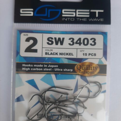 Hameçon sunset N2 SW 3403 15 PCS