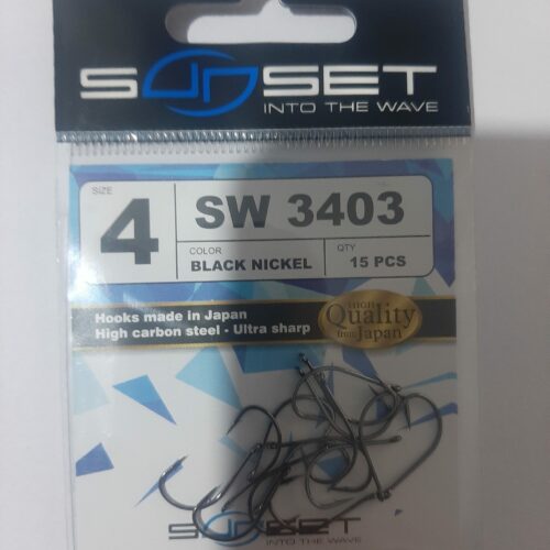 Hameçon SW 3403BN - 15pcs - SUNSET - Accessoires