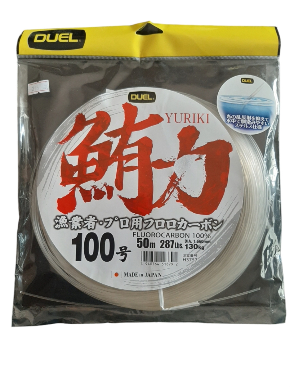 Fluoro carbone yuriki - 1.66mm 130kg 50m - Duel
