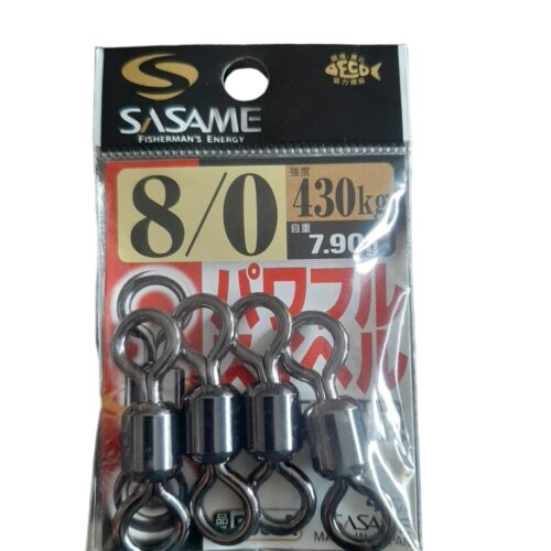 Emerillons -8/0 430kg 4pcs - Sasame - Accessoires