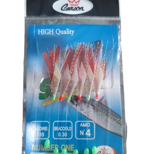 Mitraillette carson sabiki hameçons 4