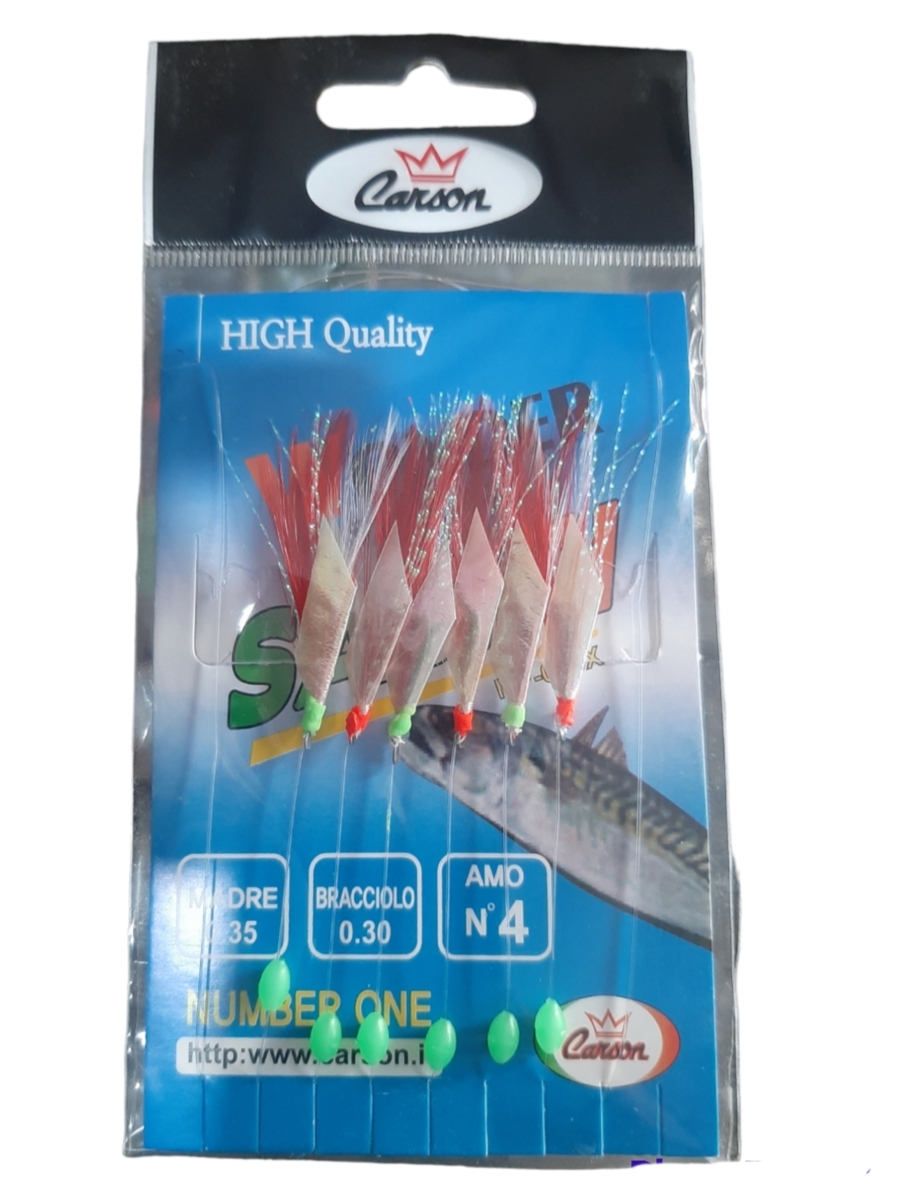 Mitraillette carson sabiki hameçons 4