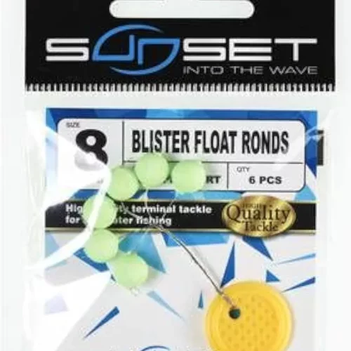 Blister sunset float rond vert phospho 8mm