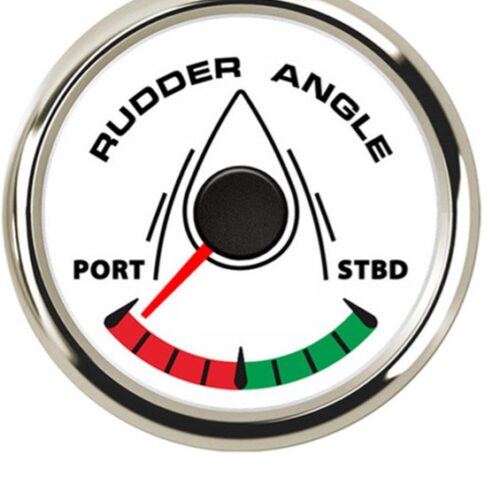 Indicateur d'angle de barre moteur blanc