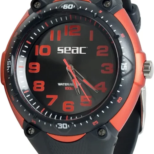 Montre seac mover rouge noire