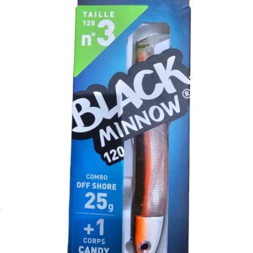 Black Minnow Combo off shore 25gr sz3 120mm candy green