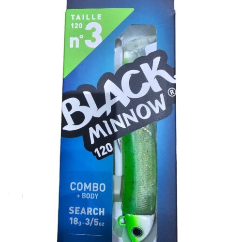 Black minnow combo off shore 18gr sz3 120mm