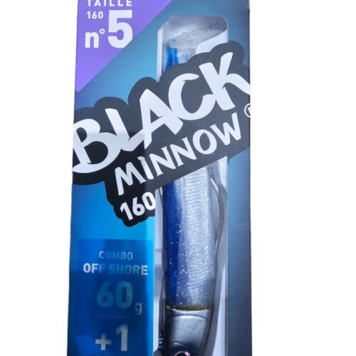 Black Minnow Combo Off Shore 60 Gr - Bleu