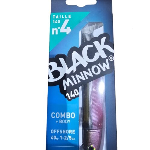 Black minnow combo off shore 40gr sz4 140mm pink