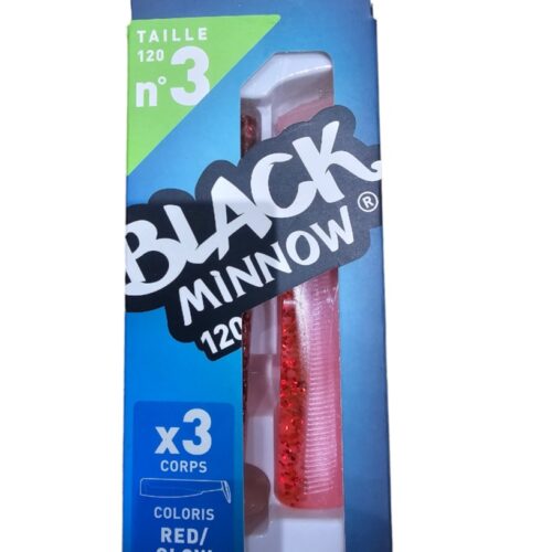 Black minnow 3 corps sz3 120mm red glow