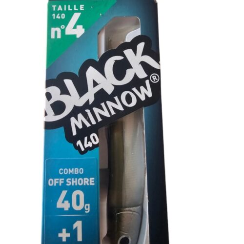 Fiiish Combo Black Minnow + Tete Plombee Shore -Kaki 40gr