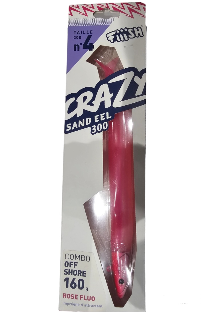 Crazy sand eel sz300 n4 160gr rose fluo