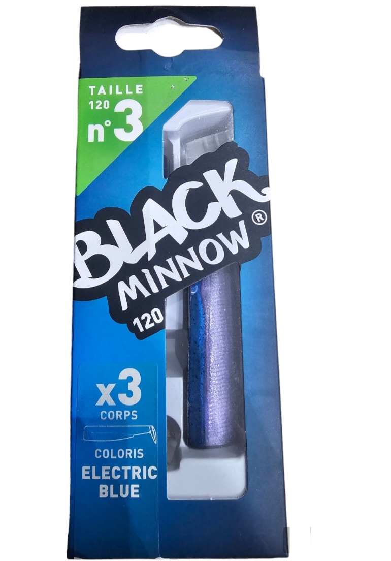 Black minnow 3 corps sz3 120mm electric blue