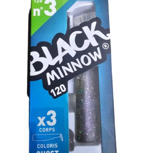 Black minnow 3 corps sz3 120mm ghost minnow