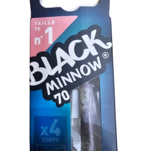 Black minnow 4 corps sz1 70mm ghost minnow