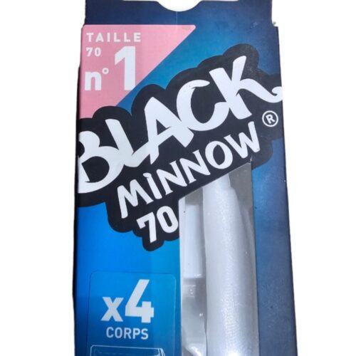 Black minnow 4 corps sz1 70mm blanc