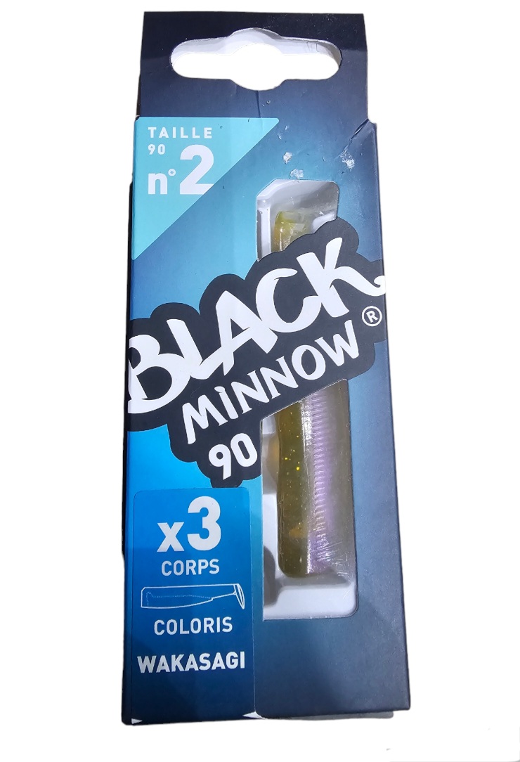 Black minnow 3 corps sz2 90mm wakasagi