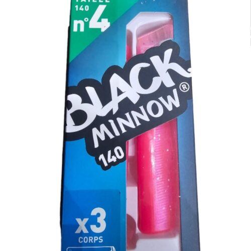 Black minnow 3 corps sz4 140mm rose fluo