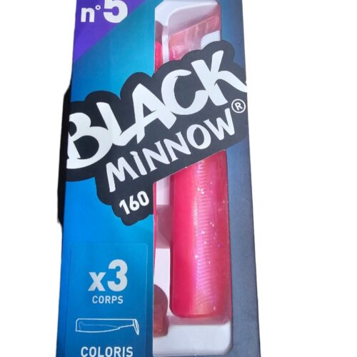 Black minnow 3corps sz5 160mm rose fluo