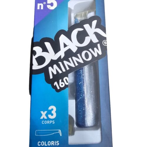 Black minnow 3corps sz5 160mm bleu