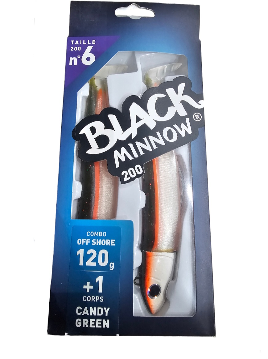 Black Minnow Candy Green - 120gr - FIIISH- LEURRES