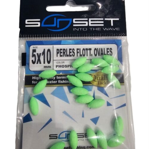 Perle flottant ovale sunset 20pcs 5×10