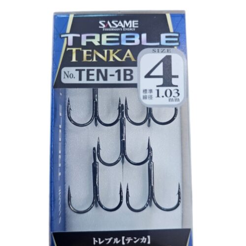 Hamecons triple sasame tenka sz4 5pcs