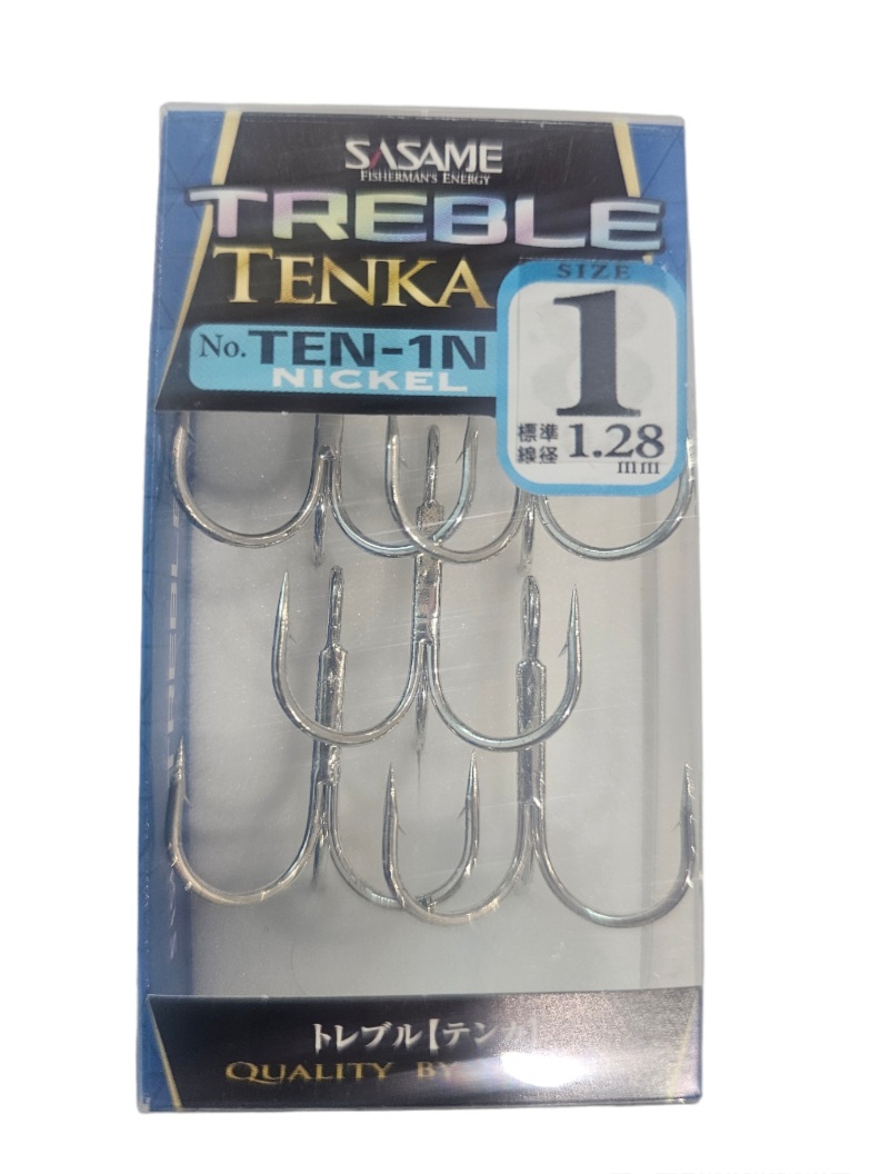Hameçons triple sasame TEN-1N SZ 1
