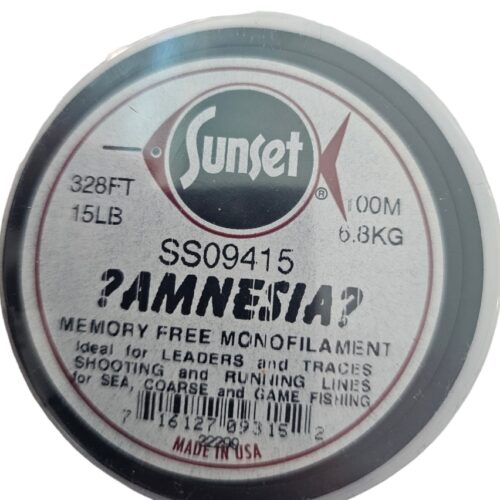 NYLON SUNSET AMNESIA 0.38mm 100m 6.8KG 15LB 100 M BLANC