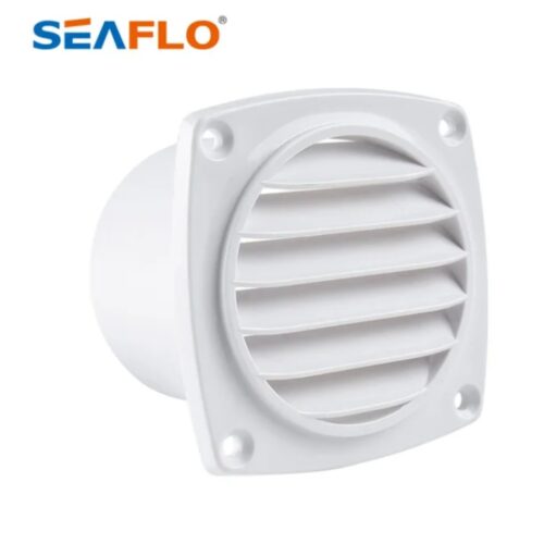 Grille plastique rond blanc 93.5×69.5