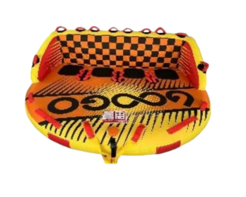 BOUEE TRACTEE ST SKI NAUTIQUE POUR 4 PERSONNES JAUNE