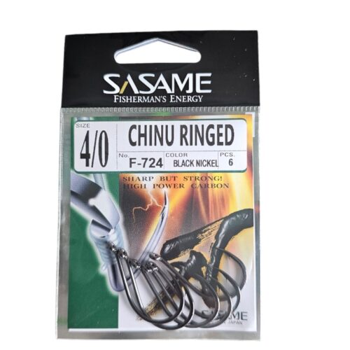 hook chinu ringed - 4/0 F-724 6pcs -Sasame - hameçon
