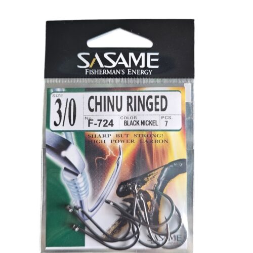 hook chinu ringed 3/0 - F-724 7pcs -Sasame - hameçon