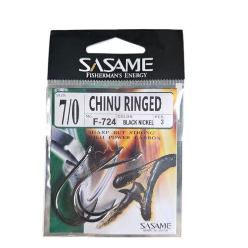 hook chinu ringed 7/0- F-724 3pcs- Sasame - hameçon