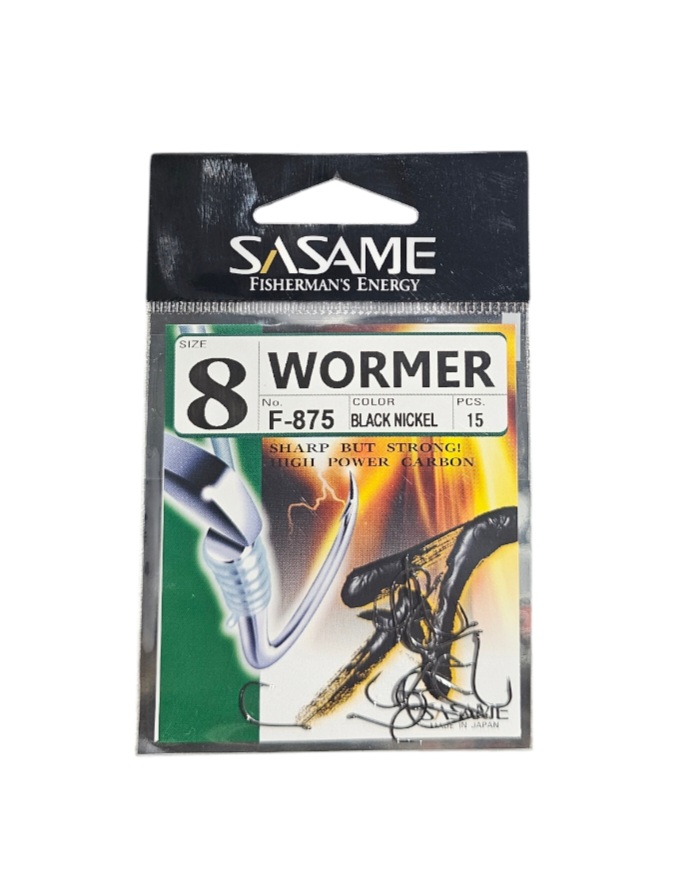 Hameçons sasame wormer N8 F-875 15PCS