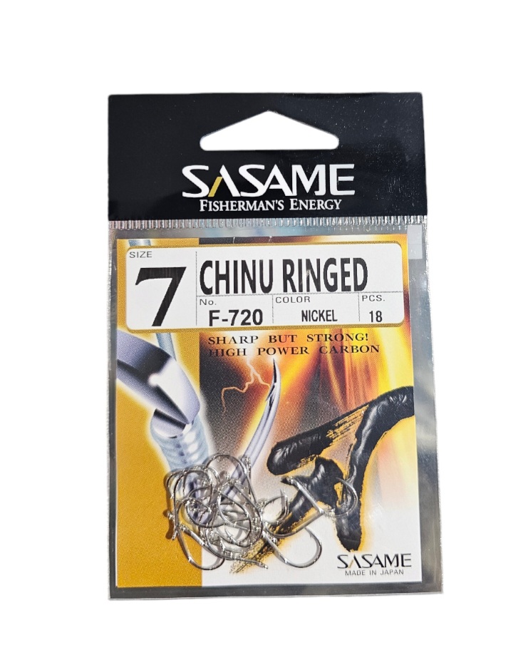 Hameçons sasame chinu ringed sz7 18pcs