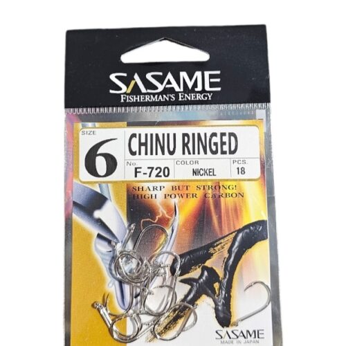 Hameçons sasame chinu ringed sz6 18pcs